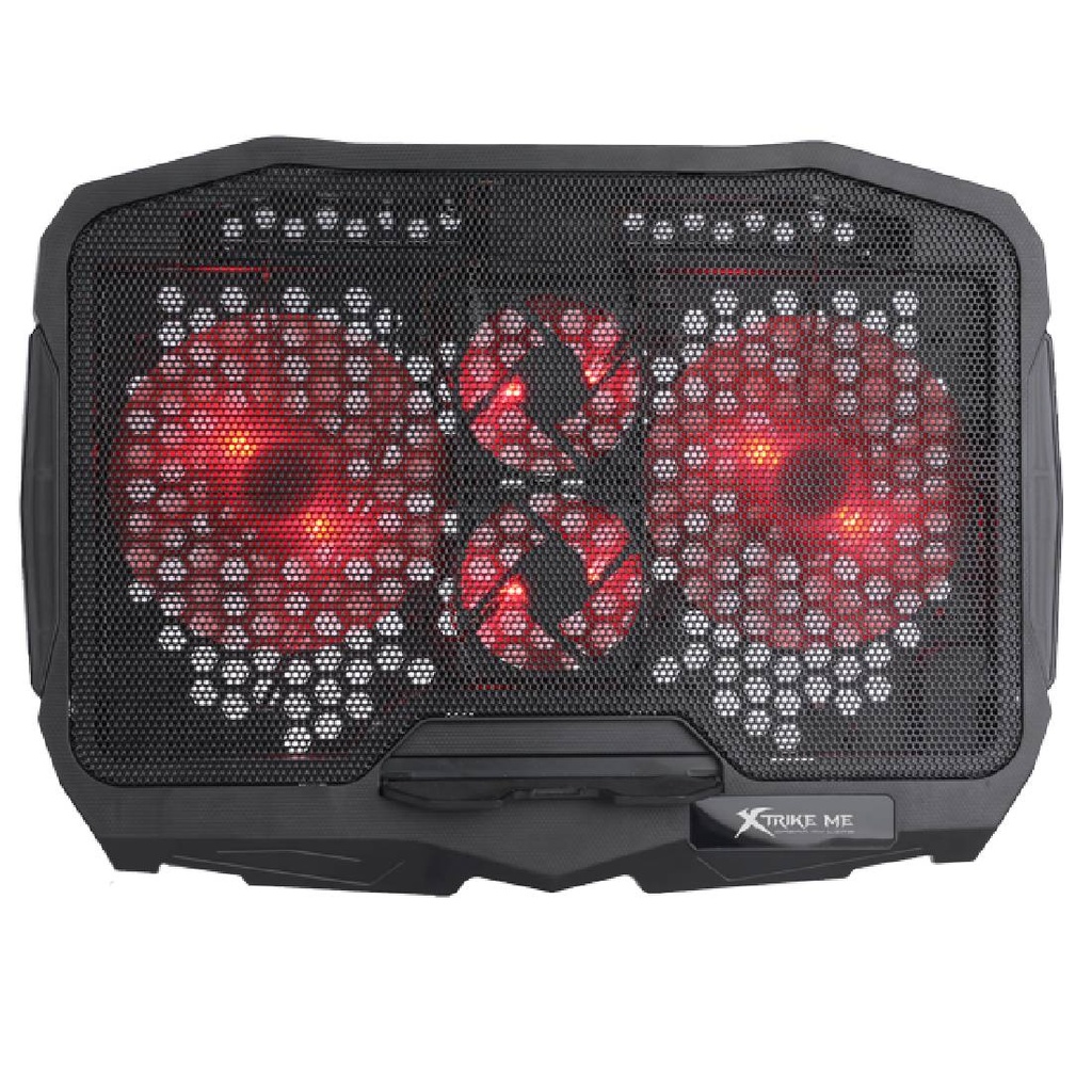 Laptop Cooler para Netbook Speedmind 4 Ventiladores Xtrike Me FN-802 USB con 2 Puertos usb black  fn-802