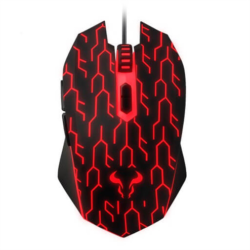 MOUSE GAMER RIOTORO URUZ Z5 LIGHTNING 4000DPI 6 BOTONES PROGRAMABLES 8 COLORES