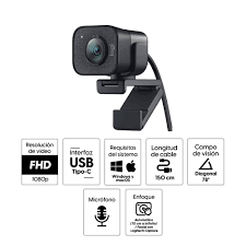 CAMARA WEB LOGITECH StreamCam Plus 1080p Full HD Tipo C 960-001280