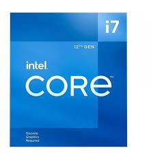 Procesador Intel Core i7 12700F - 2.1 GHz up to 4,9 GHz  - 12 núcleos - 20 hilos - 25 MB caché - LGA1700 Socket - Power Base/Turbo  65W/180W - Caja 12Va Generacion
