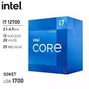 Procesador Intel Core i7 12700 - 2.1 GHz up to 4,9 GHz  - 12 núcleos - 20 hilos - 25 MB caché - LGA1700 Socket - Power Base/Turbo  65W/180W - Caja 12Va Generacion