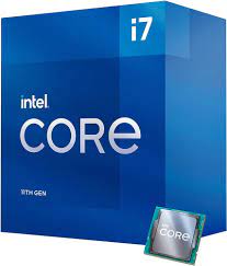 Procesador Intel Core I7-11700 11va 2.5Ghz / 4,9Ghz 8 nucleos - 16hilos 16mb - l3 64gb Lga1200 TDP 65W Intel® UHD Graphics 750 11va Generacion