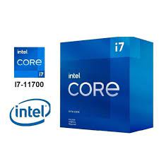 Procesador Intel Core I7-11700 11va 2.5Ghz / 4,9Ghz 8 nucleos - 16hilos 16mb - l3 64gb Lga1200 TDP 65W Intel® UHD Graphics 750 11va Generacion