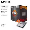 Procesador Amd Ryzen 5 5600G 3.9ghz up to 4,4Ghz 6core 12hilos 16mb Am4 Cache 65w 7nm Box Con Video Radeon™ Graphics 7nucleos