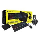 Teclado + Mouse Corsair - Gamer K55 Harpoon + HS50 + MM100 Combo 4 en 1 Bundle  -  CH-9226A65-SP