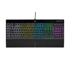Teclado + Mouse Corsair - Gamer K55 Harpoon + HS50 + MM100 Combo 4 en 1 Bundle  -  CH-9226A65-SP