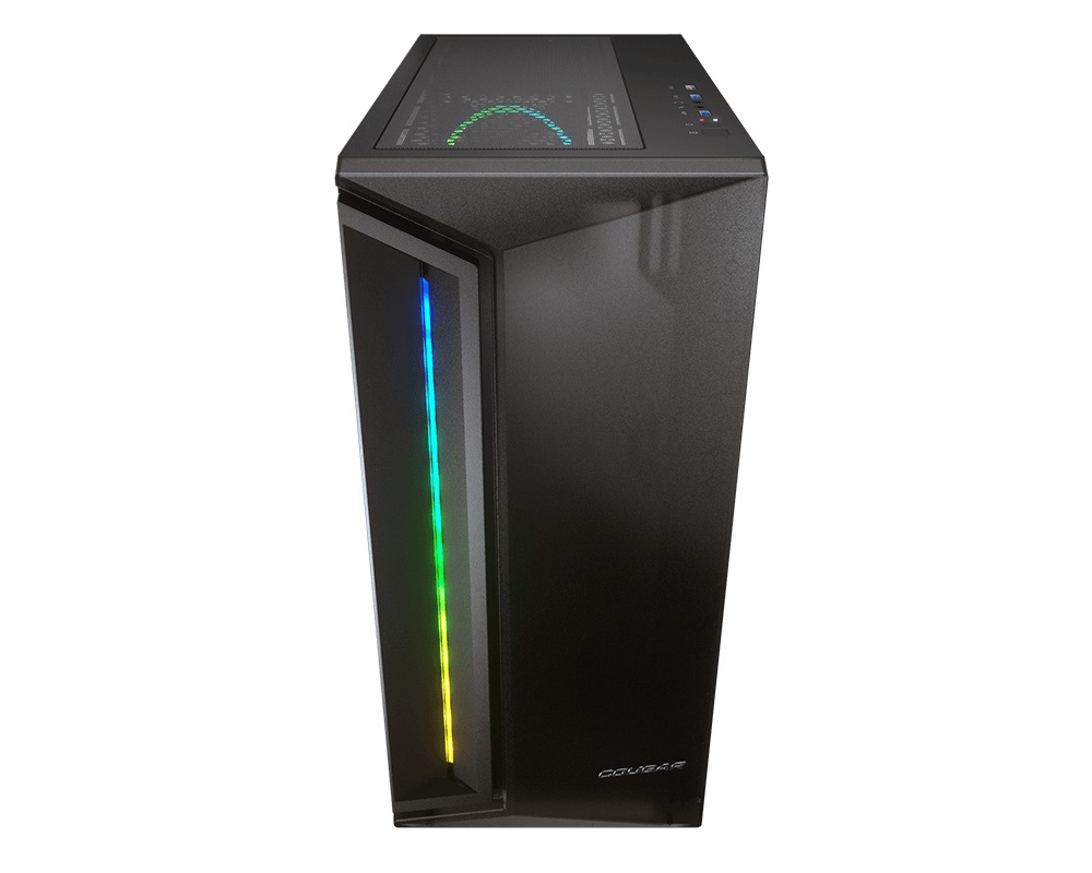 Case Cougar Gamer DarkBlader X7 vidrio templado RGB Full-Tower no incluye fuente de poder black