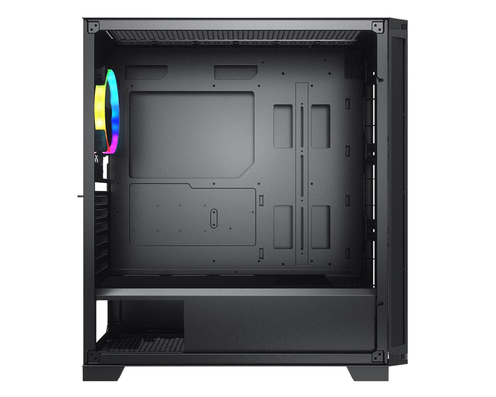 Case Cougar Gamer DarkBlader X7 vidrio templado RGB Full-Tower no incluye fuente de poder black