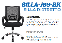 Silla Ejecutiva Xtratech Ristretto Negra SILLA-J66-BK
