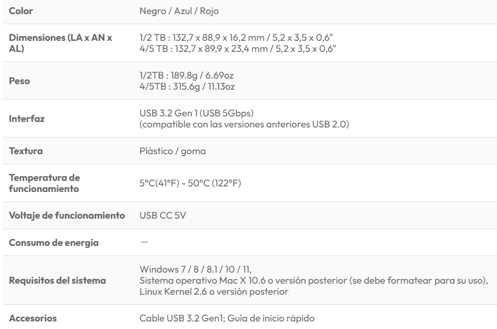 Disco Duro Externo Adata 1tb HD330 USB 3,2 Black Antishock