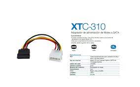 Cable De Energia Molex a sata Xtech XTC310