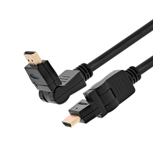 Cable HDMI Xtech 10ft XTC-610 flat xtc610 4K 3m Conector Giratorio