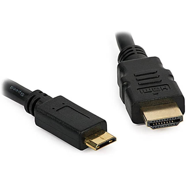 Cable HDMI too Mini HDMI HIGH SPEED 6FT BLACK IME-19865