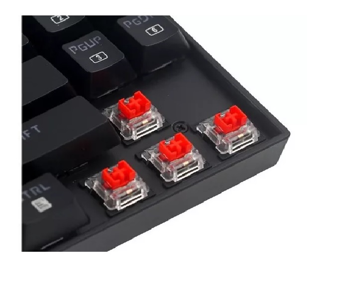 Teclado Gaming Redragon DEIMOS K599-KRS RGB MECANICO SWITCH ROJO Dongle 2.4GHz, USB type C desmontable