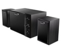 Parlantes Genius SW-2,1 350 15W 10v-240v 3Piece Black