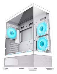 CASE GAMEMAX VISTA WHITE ARGB 6 FANS RGB CON CONTROLADOR