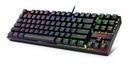 Teclado Gaming Redragon Kumara Mecanico Alambrico K552 RGB NEGRO SWITCH ROJO K552RGB-1