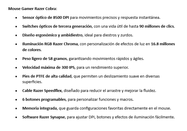 Mouse Gamer Razer Cobra Optico Wired 8,5k DPI  PN: RZ01-04650100-R3U1