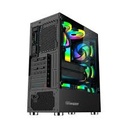 Case Armaggeddon Gamer Triton Pro 300 Bk Mid Tower ATX 3 Fans ARGB Black Vidrio Templado