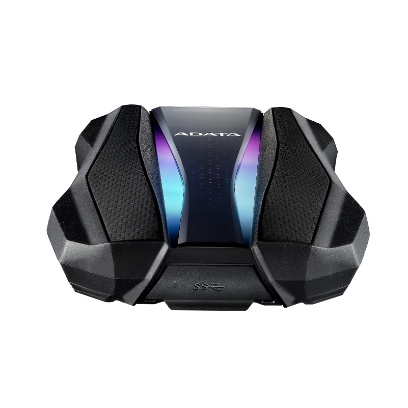 Disco Duro Externo Adata 1tb HD770G RGB USB3.0 ANTI-GOLPE NEGRO 