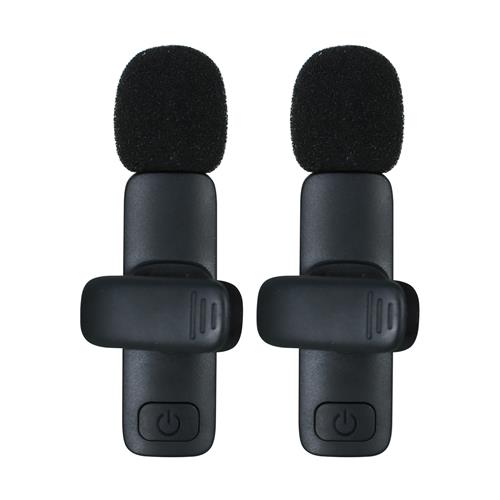 Microfono para Celular - Microfono doble wireless 2,40Ghz con entrada tipo C Q8