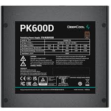 Fuente De Poder DeepCool PK600D US Certificacion 80Plus Bronce PN: R-PK600D-FA0B-WO