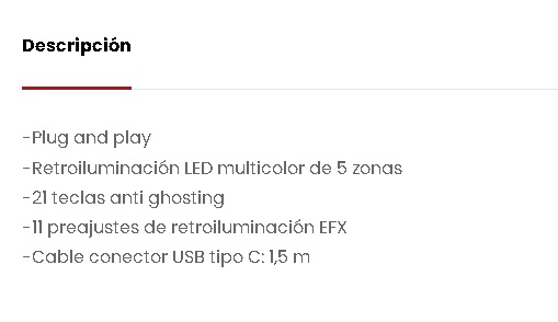 Teclado Armaggeddon Gamer MKA-1C NEX Mecanico Multicolor Black Linear Switch Red