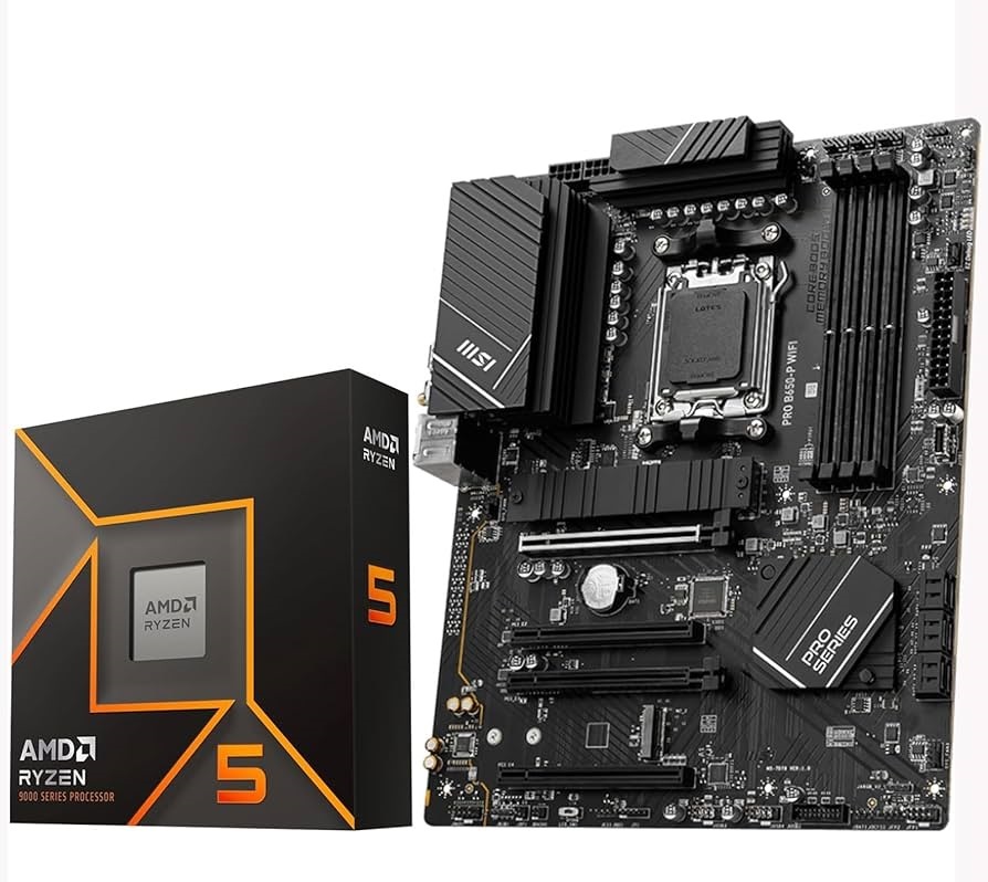 Procesador AMD Am5 Ryzen 5 9600X Am5 3.9Ghz hasta 5.4Ghz 6 Core 12Thread 38Mb Cache Cooler Not included 100-100001405WOF