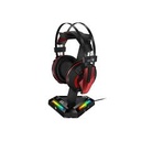 Soporte Stand Genius de Audifono GX-UH100 RGB Light con 4P USB (2 Tipo A y 2 Tipo C)