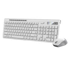 Teclado + mouse Genius Slimstar 8230 Blanco Bluetooth  - Wireless USB