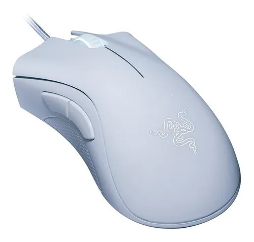MOUSE GAMER RAZER DEATHADDER ESSENTIAL WHITE EDITION ERGONOMIC 6400DPI RZ01-03850200-R3U1