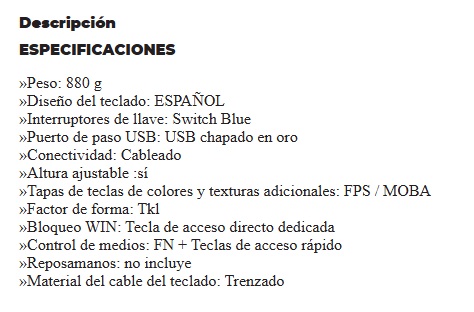 Teclado Gamer Meetion MT-MK04 Black Mecanico RGB Switch Blue