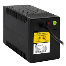 UPS Quasad 500VA 250w QUPS-5005C 8 Outlets 4UPS-4Surge  W-AVR I-342 Led-Button