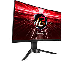Monitor Asrock gamer PG27Q15R2A 27 inch LED curvo QHD (2560 x 1440) 165Hz 1ms HDMI Display Port WiFi