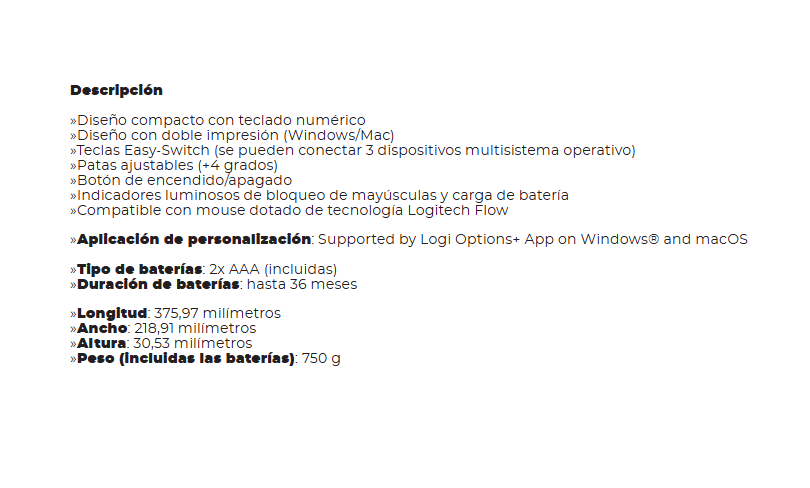 Teclado Logitech Ergonomico WAVE KEYS con reposamanos wireless USB White 920-012279