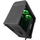 Case Quasad Gaming QG-002 USB3.0 2USB1.0 AUD-FRONT SIDE-GLASS 4RGB-1FRT-2TOP-1REAR BLACK