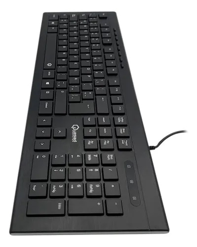 Teclado Quasad QK-440C Black con teclas multimedia USB