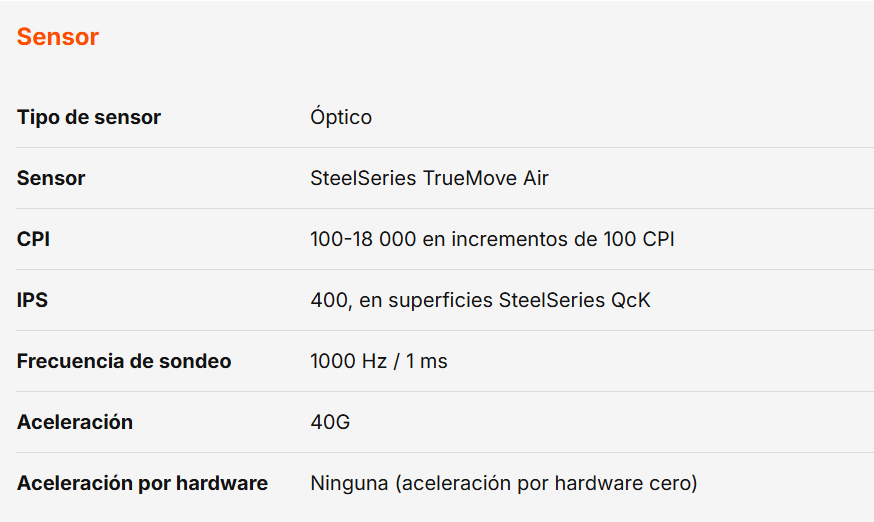 Mouse SteelSeries Aerox 5 gamer USB RGB 9 BUTTONS 66G