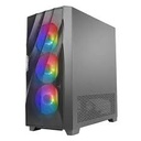 CASE ANTEC DF700 FLUX Black MID TOWER 3X120MM ARGB 1X120 PSU 1X120MM REAR