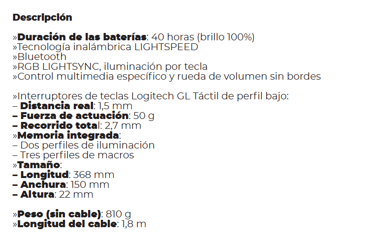 Teclado Logitech Gaming G915 Kydb Eng TKL White mecanico Lightspeed RGB 920-009660