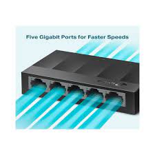 Switch Tp-link LS1005G/5 PUERTOS GIGABIT RJ45/10-100-1000MBPS/CUBIERTA METALICA/IEEE 802.3X