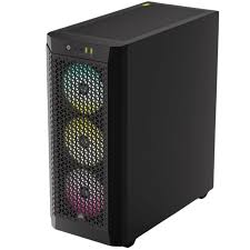 Case Corsair ATX 480T RGB AIRFLOW TEMPERED GLAS 1TYPE-A 2USB3.2 3VENT. RGB BLACK  CC-9011272-WW