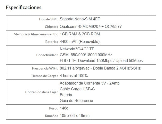 Wireless Alcatel Router Linkzone 2 4G LTE HotSpot Portable PowerBank 2,4Ghz - 5Ghz