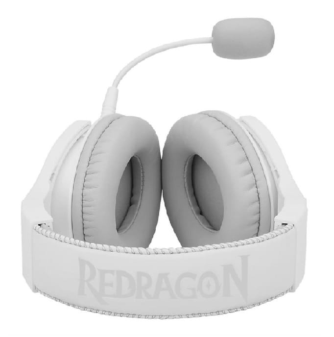 Audifono Gaming Redragon Pandora2 H350W-RGB1 White Stereo con adaptador de 1 a 2 3.5mm