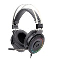 Audifono Gaming Redragon Lamia2 H320RGB-1 USB Black con sonido envolvente virtual 7.1 e iluminación RGB