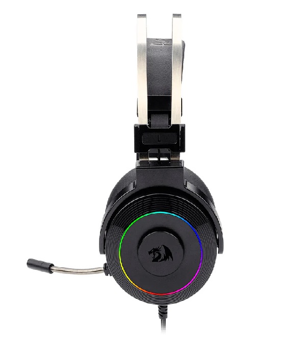 Audifono Gaming Redragon Lamia2 H320RGB-1 USB Black con sonido envolvente virtual 7.1 e iluminación RGB