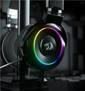 Audifono Gaming Redragon Lamia2 H320RGB-1 USB Black con sonido envolvente virtual 7.1 e iluminación RGB