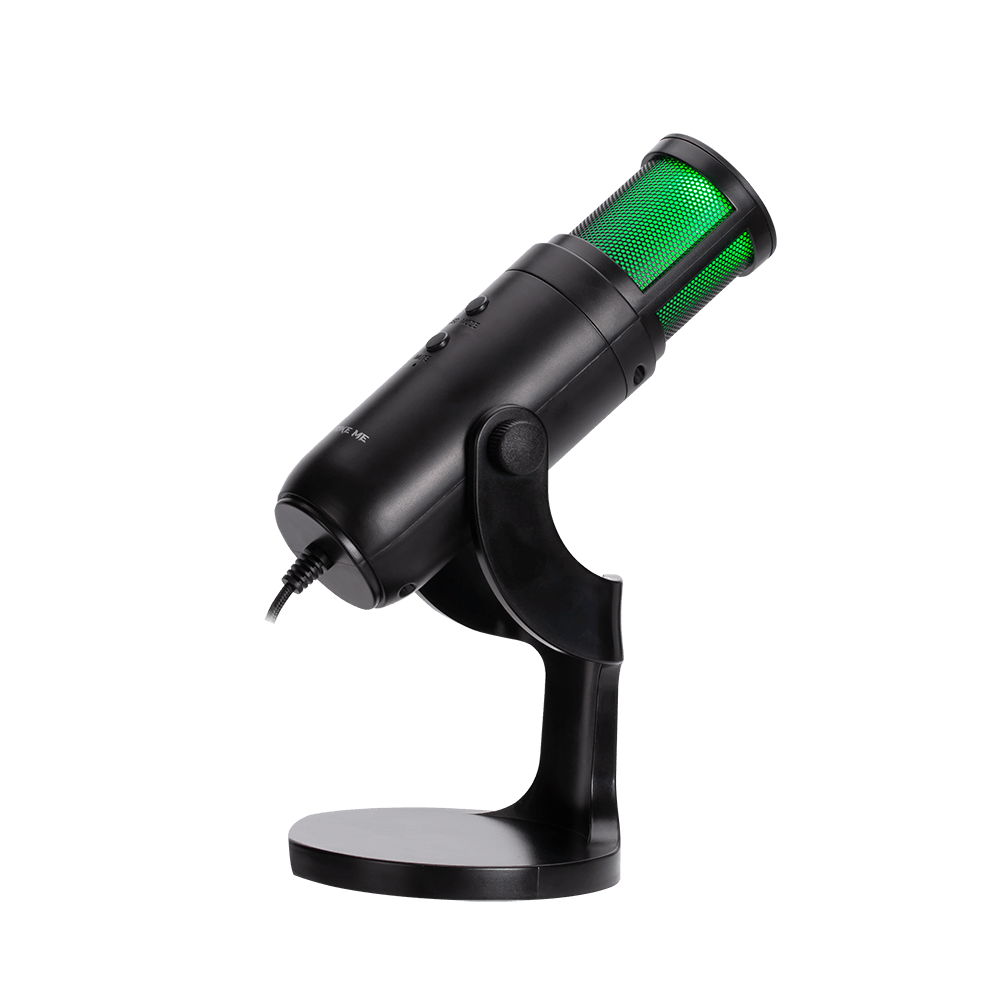 Microfono XTRIKE ME XMC-03 Omnidireccional/Tecla para silenciar/USB 2.0 de 1.45mtrs/ RGB Lighting 12 modos