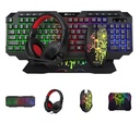 Combo Gaming Xtrime Me CMX-415 SP 4 en 1 Teclado + Mouse + Auricular + Mousepad