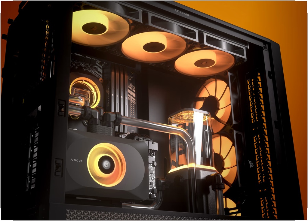 Case Corsair 4000 RS ARGB Modular Negro Temperad Glass MidTower USB-C 2USB-A CC-9011296-WW